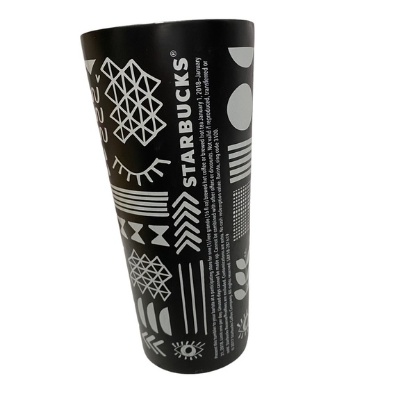 Starbucks 2017/2018 Stainless Steel Insulated Promotional Refill Tumbler Symbols - Picture 9 of 15
